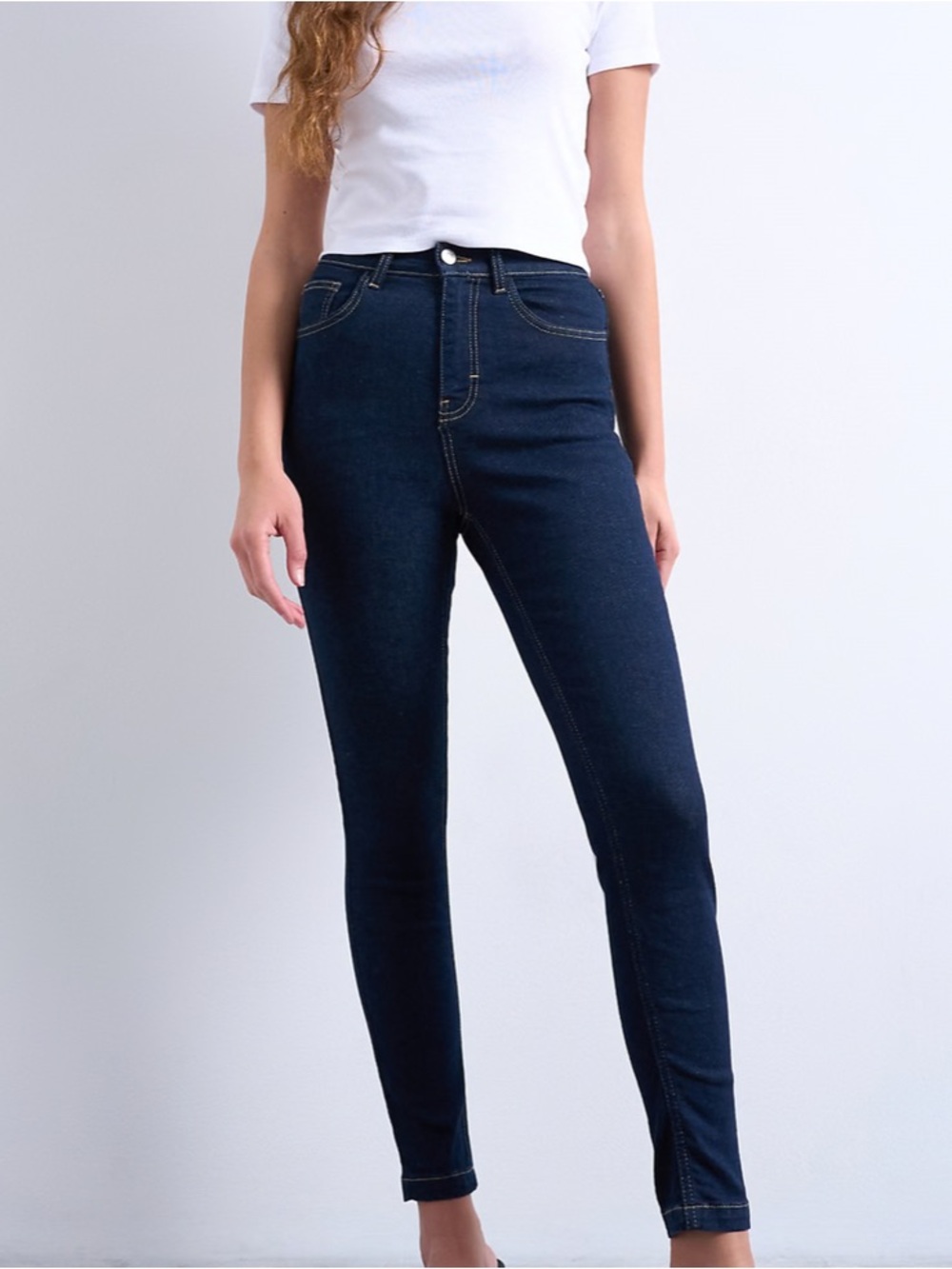 Topshop Dark Indigo Skinny Jeans